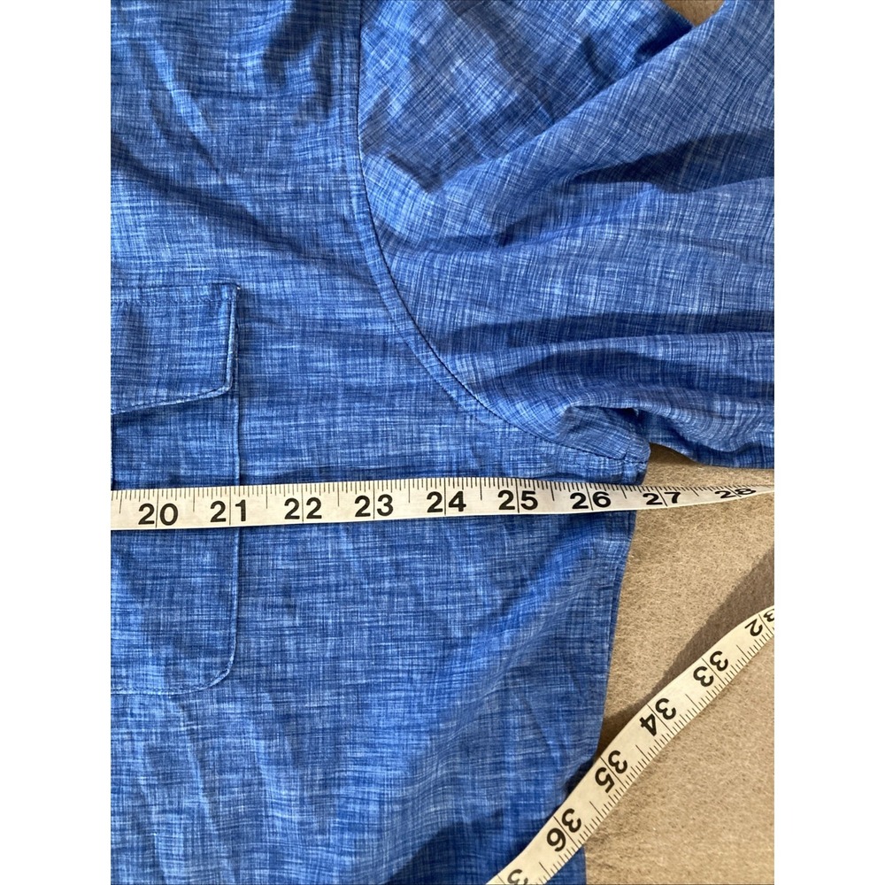 Buttercloth Icy Cotton Shirt Sz 3XL New Blue Heather Regular Fit Rustic Terrain - Picture 8 of 10